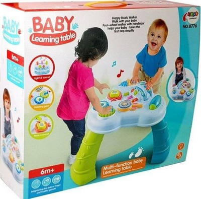 Lodër tavolinë edukative me tinguj LEANToys, shumëngjyrëshe