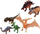 Сет играчки Animal Planet диносауруси, 6 парчиња, шарени