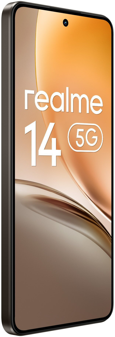 Телефон Realme 14 5G, 6.67\" AMOLED 120Hz, 6000mAh, црн