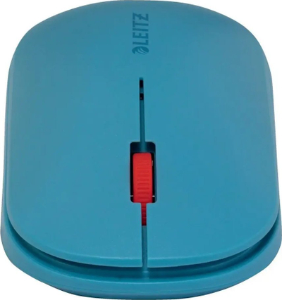 Maus wireless Leitz Cosy, optik, blu e qetë