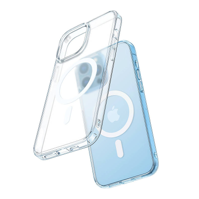 Kuti magnetike transparente Mcdodo PC-1890, për iPhone 12 12 Pro, MagSafe, transparente