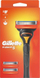 Сет за бричење Gillette Fusion5, машина за бричење со 3 резерви, портокалова