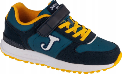 Atlete për kalamoj Joma Tornado Jr 2405, mbyllje me shirit Velcro, taban me amortizim, blu e verdhë