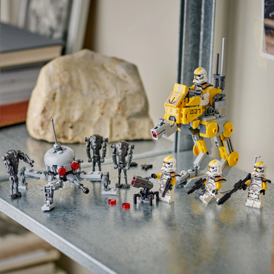 Сет играчка за градење LEGO 327th Star Corps Clone Troopers Battle Pack, акциона фигура, многубојна