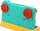 Играчка за бања Леантойс Bath Toy, панел со вакумски чашки, елементи со вода, шарена