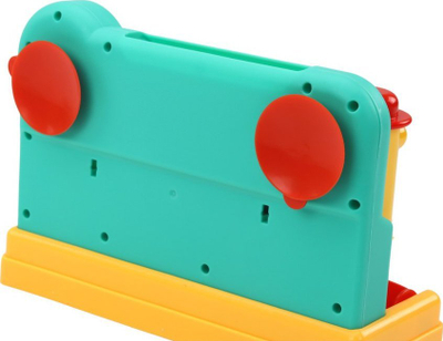 Играчка за бања Леантойс Bath Toy, панел со вакумски чашки, елементи со вода, шарена