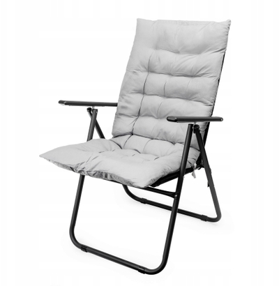 Dyshek turistik Platinet PCM1047 për karrige kampingu, 75 x 44 x 5 cm, gri