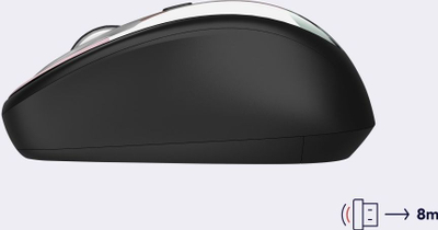 Maus Trust YVI, wireless, USB, i zi dhe rozë