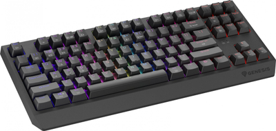 Tastiere gaming Genesis Thor 230 TKL Wireless, mekanike, Outemu Panda, e zezë