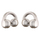 Kufje wireless Motorola Moto Buds Loop, Bluetooth, me kapse rreth veshit open ear, bezhë me kristale Swarovski