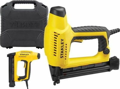 Kapëse elektrike Stanley TRE650, për gozhdë J type, 100 copë, e verdhë
