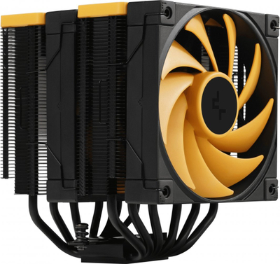 Ftohës për procesor Deepcool AK620 Zero Dark Zoria, i zi/ i verdhë
