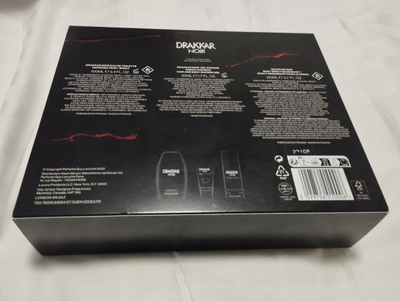 Сет подарок за мажи Drakkar Noir од Guy Laroche, тоалетна вода 100 ml, спреј дезодоранс 150 ml, гел за туширање 50 ml