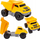 Lodër kamion TechnoK Dump Truck, për fëmijë, shumëngjyrëshe