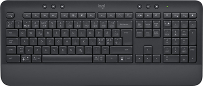 Tastierë wireless Logitech Signature K650, me palm-rest, graphite