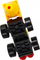 Lodër blloqe AlleBlox ConstructionCrew Concrete Mixer, 23 pjesë, 6+, e verdhë