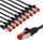 Kabllo interneti Goobay 66641, Cat6 S FTP, 5m, e zezë
