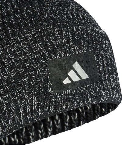 Kapelë dimri adidas Run CR HY0671, e thurur, për vrap, gri me të zezë