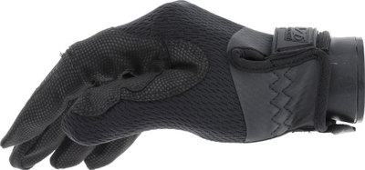Тактички ракавици Mechanix Wear Pursuit D5, AX Suede, затворање со лента, црни