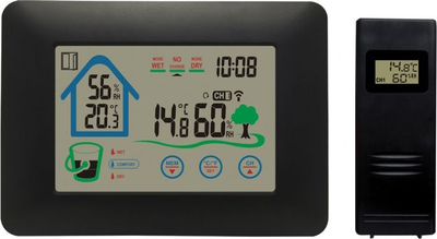 Stacion moti Denver WS-520, multifunksional, ekran dixhital