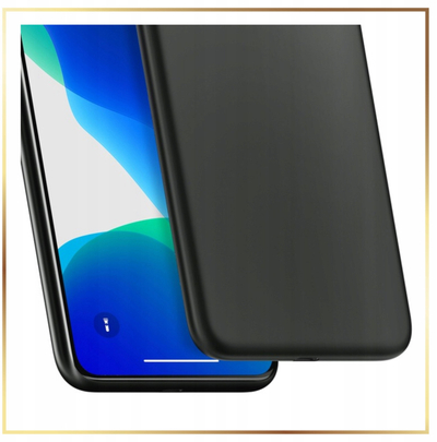 Mbrojtëse telefoni 3mk Matt Case Samsung Galaxy A07 4G, plastike, me sipërfaqe mat, e zezë