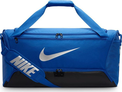 Çantë sporti Nike Brasilia DH7710, me rrip supi, blu