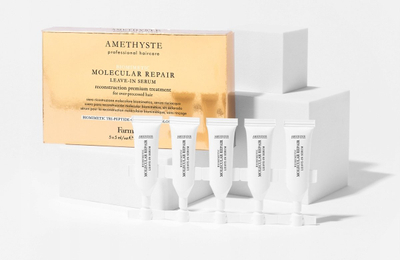 Serum flokësh Farmavita Amethyste Biomimetic Molecular Repair, leave in, 5x5ml