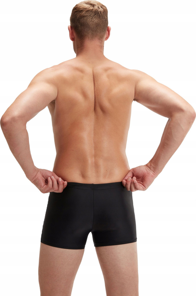 Rroba banje burra Speedo Medley Logo Aqua, boxer, ECO EnduraFlex, të zeza me gri