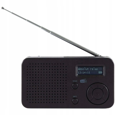 Radio portative Imperial DABMAN 17, DAB+ FM, Bluetooth USB, e zezë