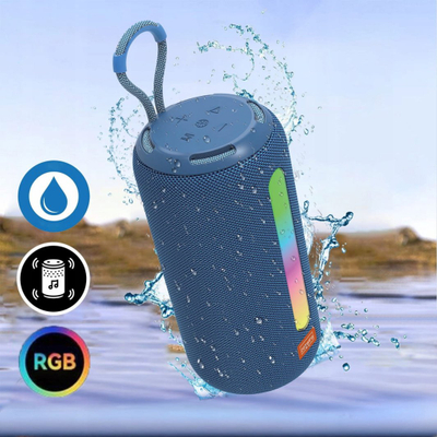 Altoparlant Bluetooth ZENWIRE BS-09, portativ, rezistent ndaj ujit, blu