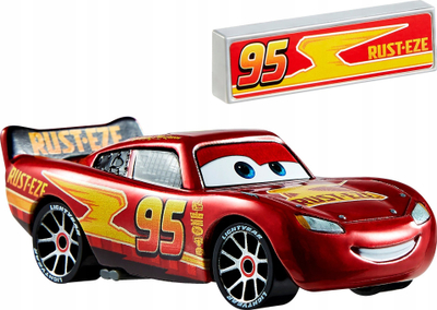 Makine lodër Disney Pixar Cars Lightning McQueen NASCAR 95, metal, e kuqe