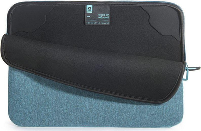 Mbështjellës laptopi Tucano Melange Second Skin, 15", blu