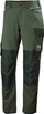 Pantallona pune Helly Hansen OXFORD 4X për burra, me përforcime te gjunjët, jeshile e errët