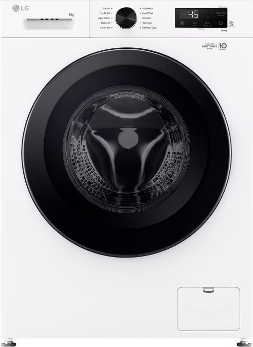 Lavatrice LG F4X1008NWK, 8 kg, Wi-Fi, e bardhë