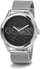 Orë dore për meshkuj Guess Reputation GW0710G1, e argjendtë
