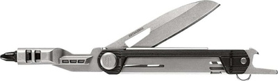 Mjet multifunksional Gerber ArmBar Slim Drive, kaçavidë me bit, teh me bllokim, onyx i zi