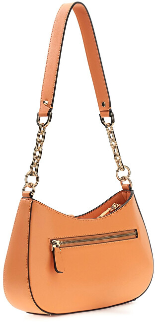 Çantë shpatulle Carrie Top Zip Shoulder Bag, mbyllje me zinxhir, e zezë