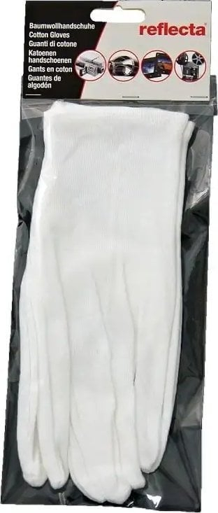 Doreza pambuku Reflecta Cotton Gloves për fotografi, të bardha