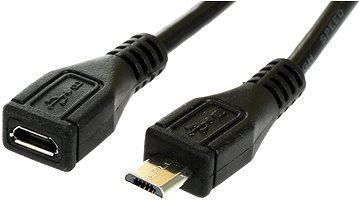 Kabllo lidhëse PremiumCord, mikro USB 2.0, 2m, e zezë