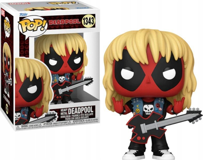 Figurë Funko Pop koleksioni Deadpool Heavy Metal, 9 cm, shumëngjyrëshe