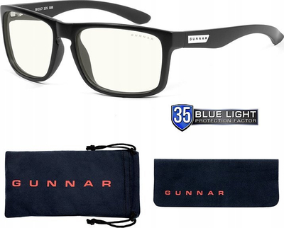 Syze Gunnar Intercept INT-00614, Blue Light Block, madhësia 58, të zeza