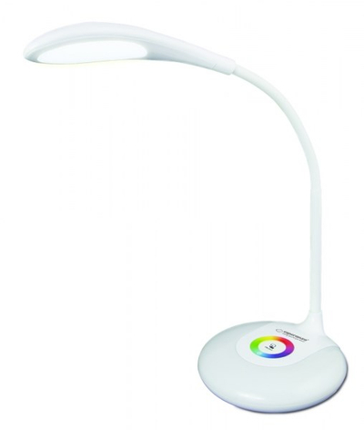 Lampë tavoline Esperanza ELD102, LED, RGB, e bardhë