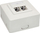 Prizë rrjeti InLine Socket Cat.5e, 2x RJ45, e bardhë