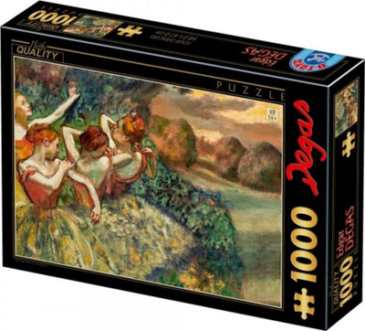 Puzzle DToys Degas Edgar Four Dancers, 1000 copa, 14+, shumëngjyrësh