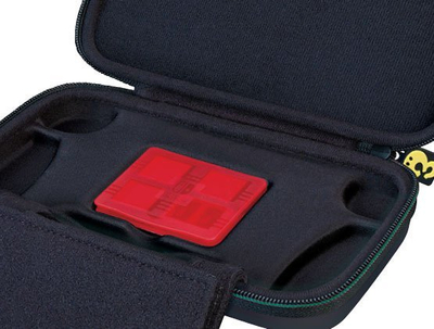 Rast udhëtimi Nintendo Switch Lite Luigi Mansion, kuti për 4 Game Cards, kasetë për 2 Micro SD, jeshile