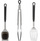 Set veglash grilli Pro, çelik inox, doreza TPR, i zi