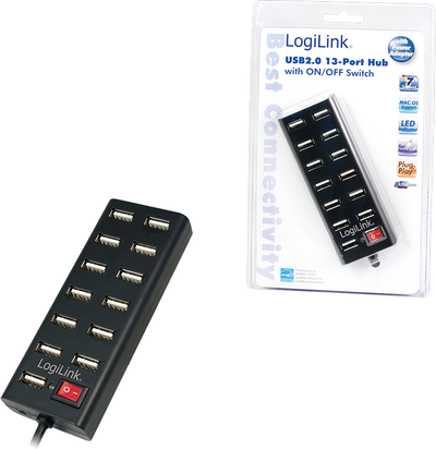 USB LogiLink (UA0126), 13 porta