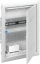 Panel shpërndarës mediash ABB D731390, 2 rreshta, derë e ventiluar, i bardhë