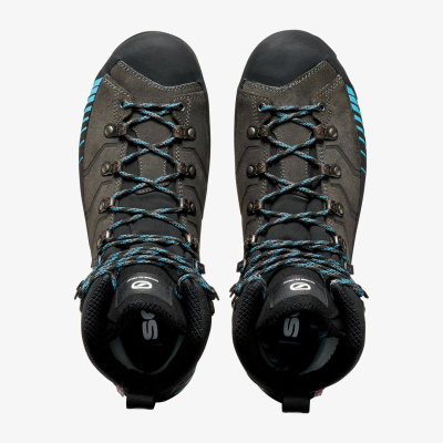 Çizme malore Scarpa Ribelle HD, të papërshkueshme nga uji, taban Vibram, gri karbon me blu