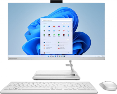 Kompjuter AIO Lenovo IdeaCentre 3 27IAP7, 27" FHD, i7 16GB 512GB, i bardhë